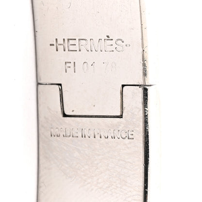 Hermes Matte Enamel Narrow Clic Clac HH Bracelet T4 Etain 4 of 5