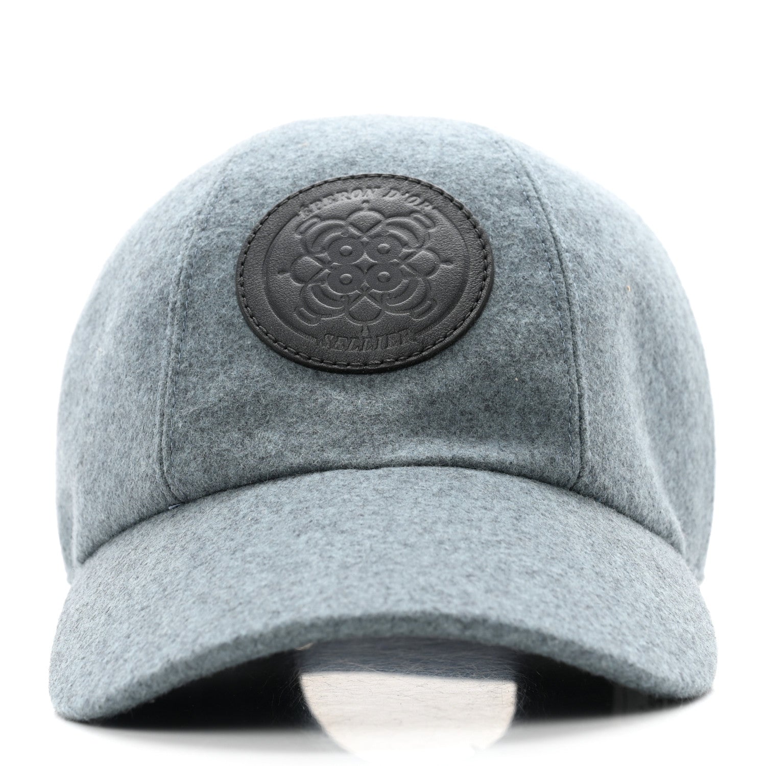 Hermes Cashmere Serena Eperon d'Or Cap 58 Bleu Lichen Indigo 3 of 10