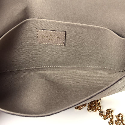 Louis Vuitton Empreinte Pochette Felicie Chain Wallet Tourterelle 6 of 10