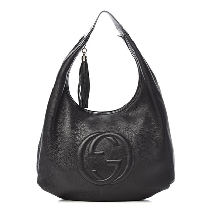 Gucci Pebbled Calfskin Soho Hobo Black 1 of 10