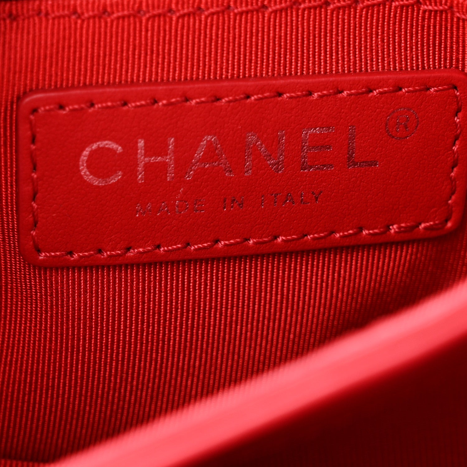 Chanel Calfskin Mini Tramezzo Flap Red 8 of 15