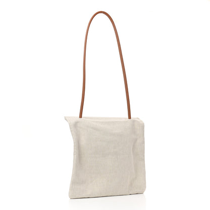Hermes Canvas Swift Aline Grooming Bag Gold 2 of 6