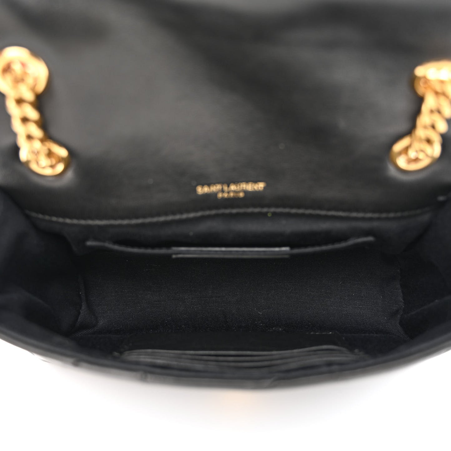 Lambskin Patchwork Monogram Small Jamie Black
