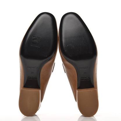 Hermes Goatskin Paradis Mules 36 Taupe 5 of 9