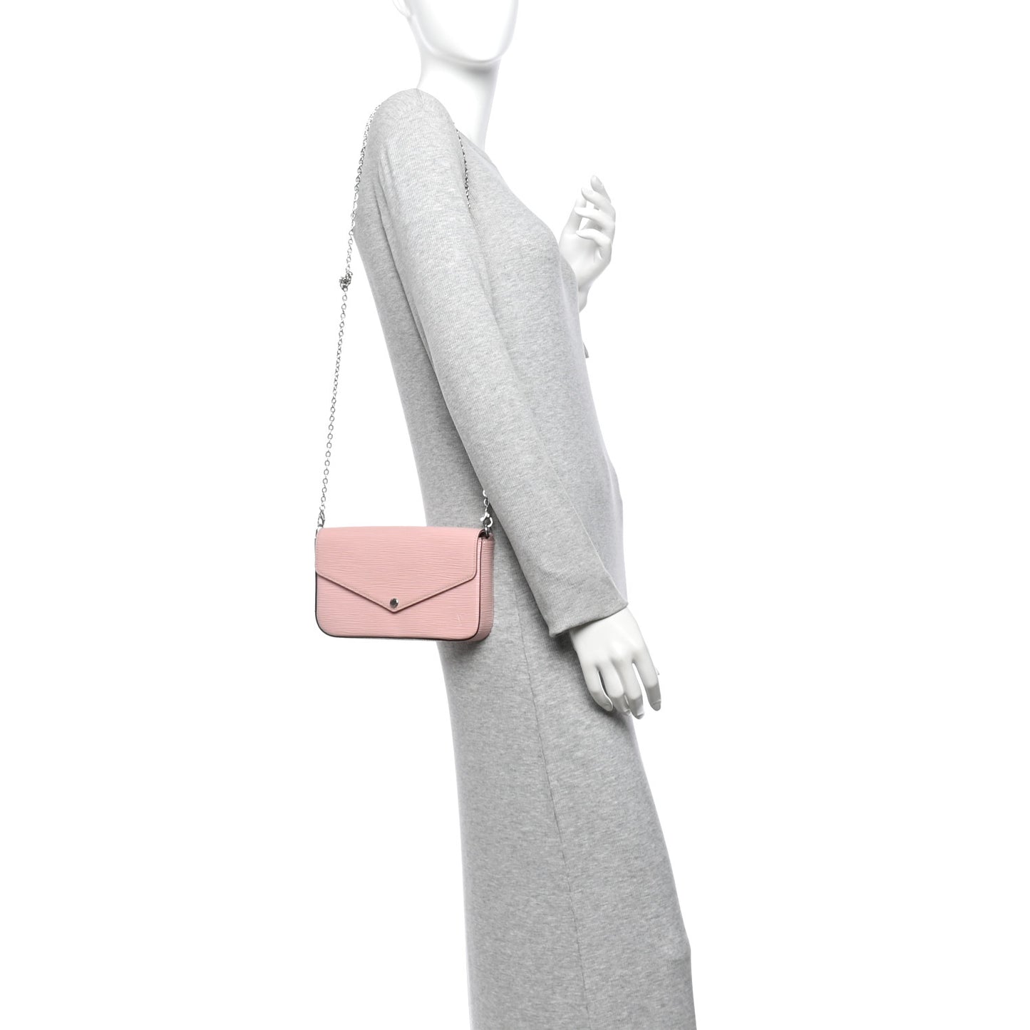 Epi Pochette Felicie Rose Ballerine