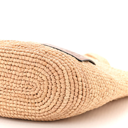 Loewe Raffia Mini Slit Tote Bag Natural Tan 10 of 10