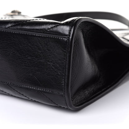 Saint Laurent Crinkled Calfskin Matelasse Monogram Niki Shoulder Bag Black 10 of 10