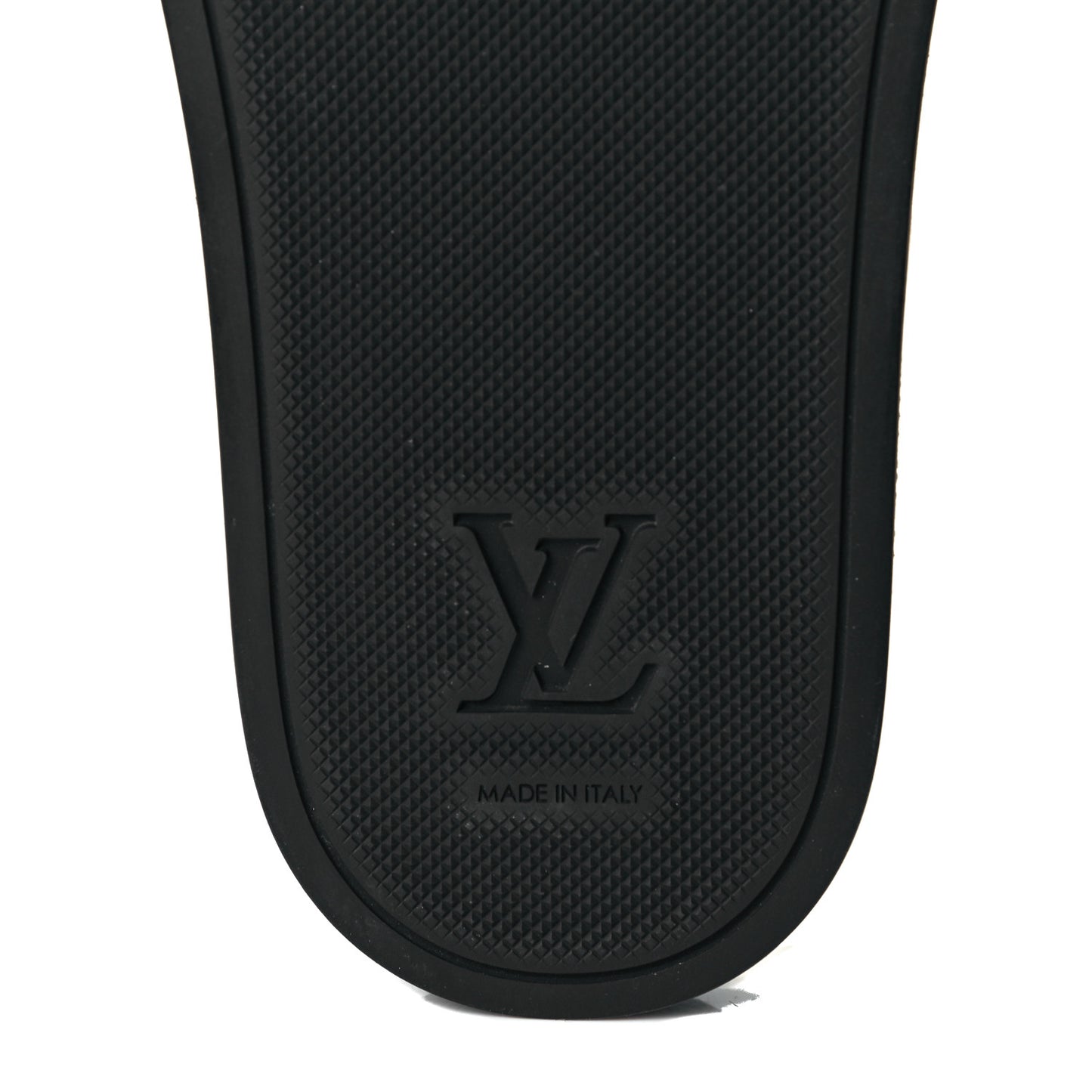 Rubber Monogram Eclipse Mens Waterfront Mules 11 Black