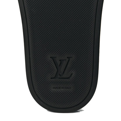 Louis Vuitton Rubber Monogram Eclipse Mens Waterfront Mules 11 Black 8 of 8