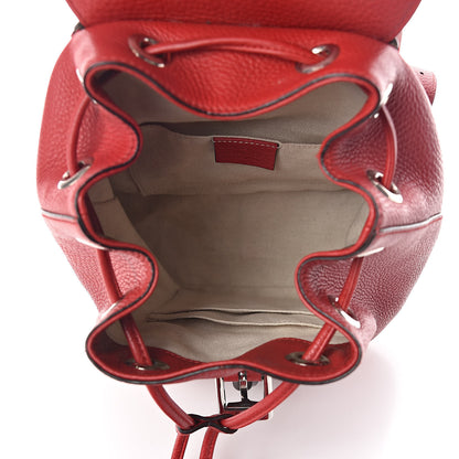 Gucci Calfskin Small Bamboo Backpack Red 5 of 9