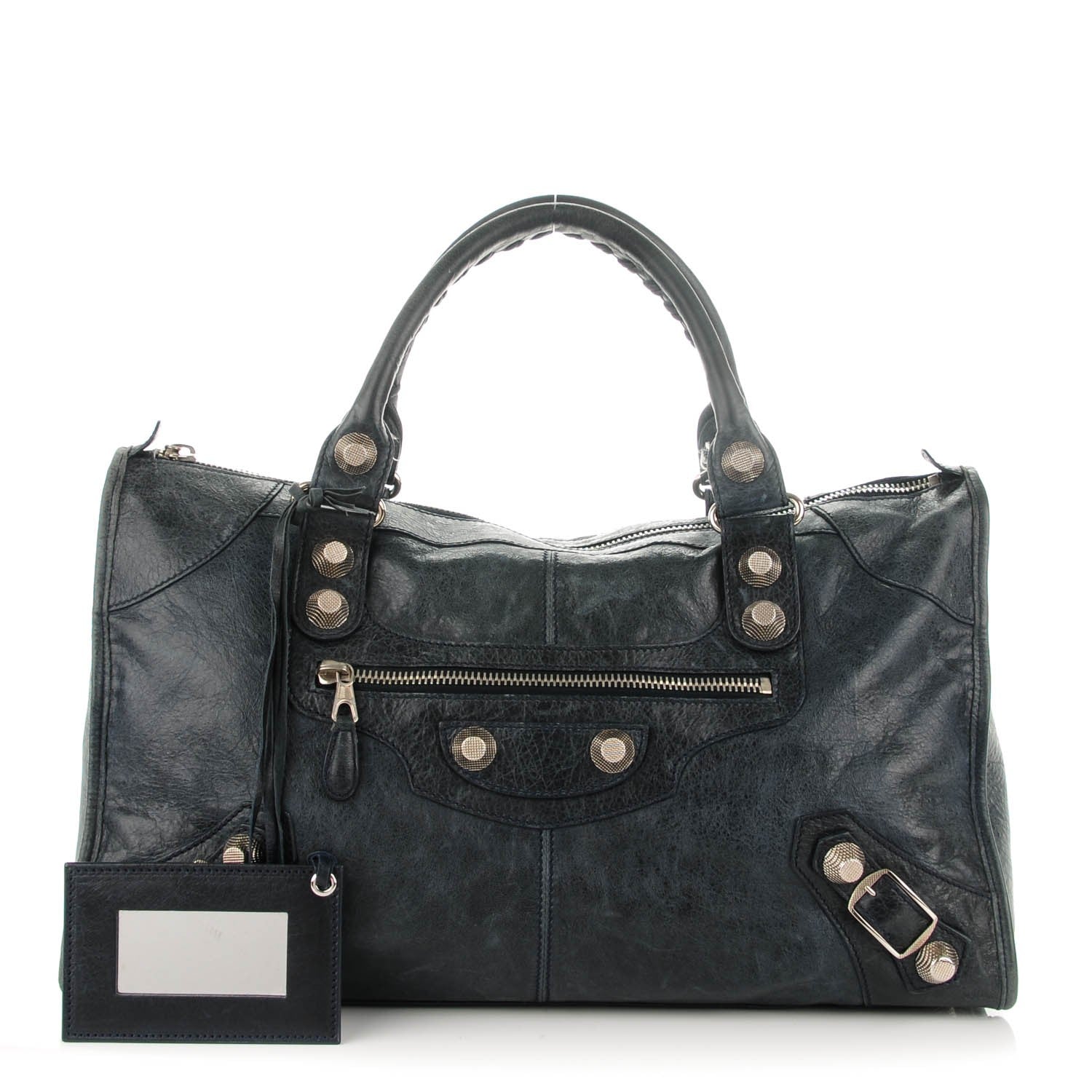Balenciaga Agneau Giant 21 Silver Hardware Work Dark Night 1 of 11