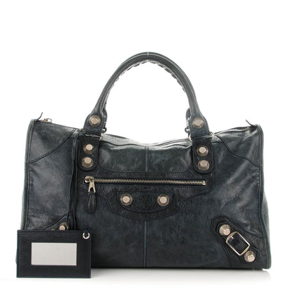 Balenciaga Agneau Giant 21 Silver Hardware Work Dark Night 1 of 11