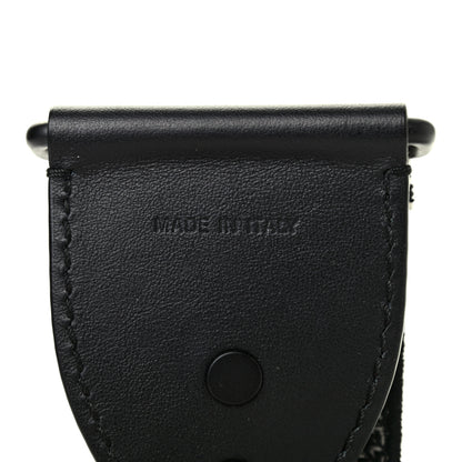 Christian Dior Canvas Embroidered Shoulder Strap Black Ultramatte 3 of 4