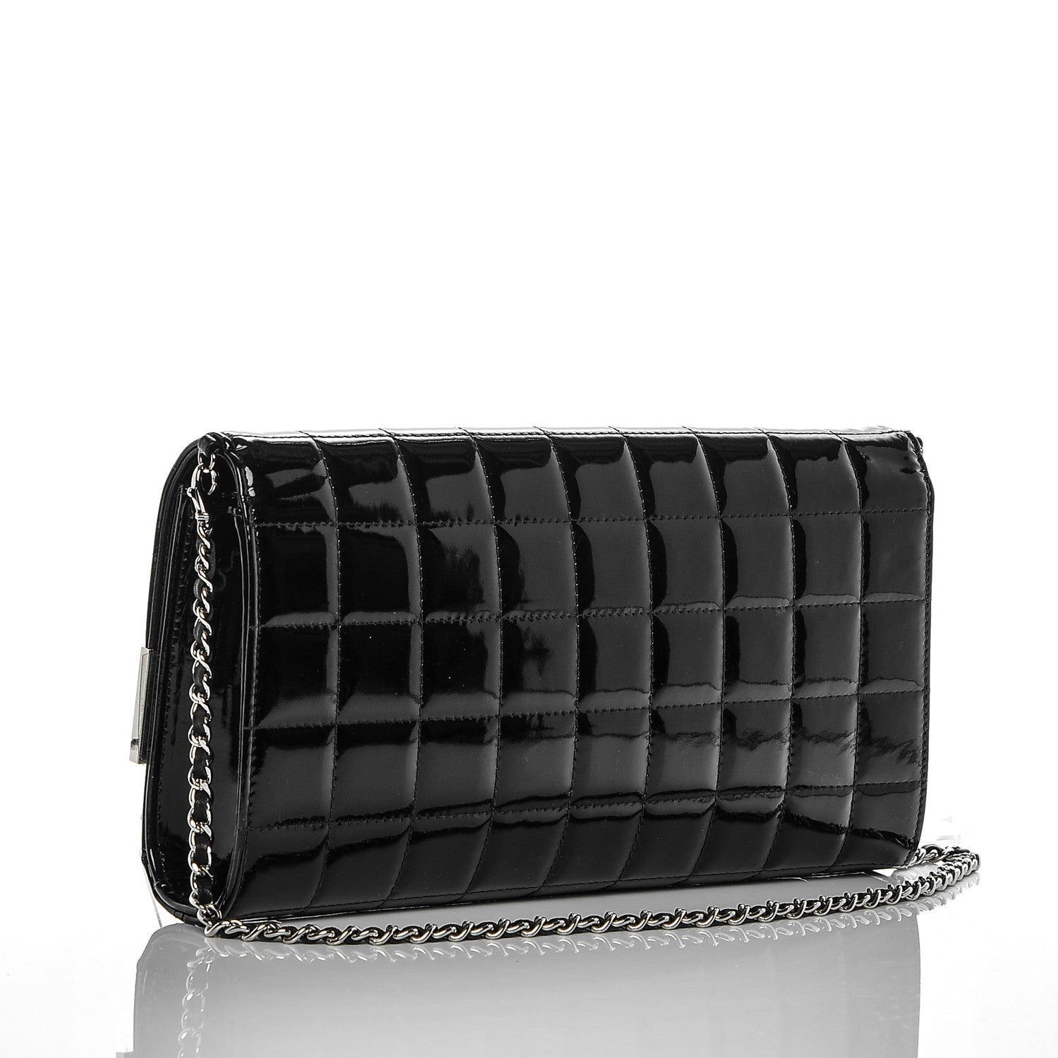Chanel Patent Chocolate Bar Flap Black 4 of 8