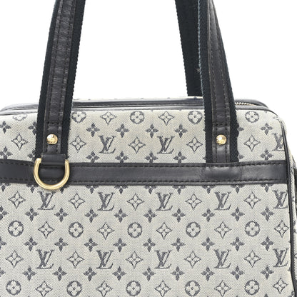Louis Vuitton Mini Monogram Josephine PM Blue 7 of 9
