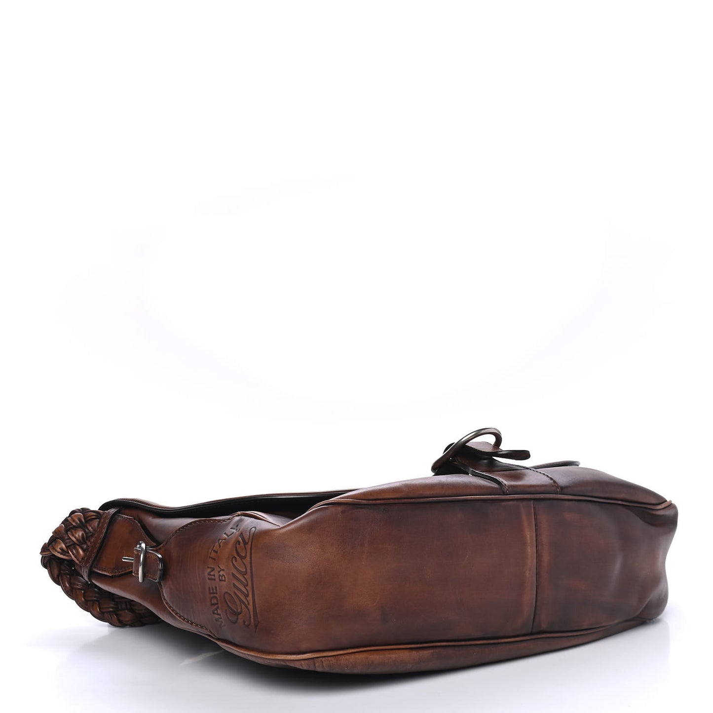 Calfskin Messenger Bag Brown
