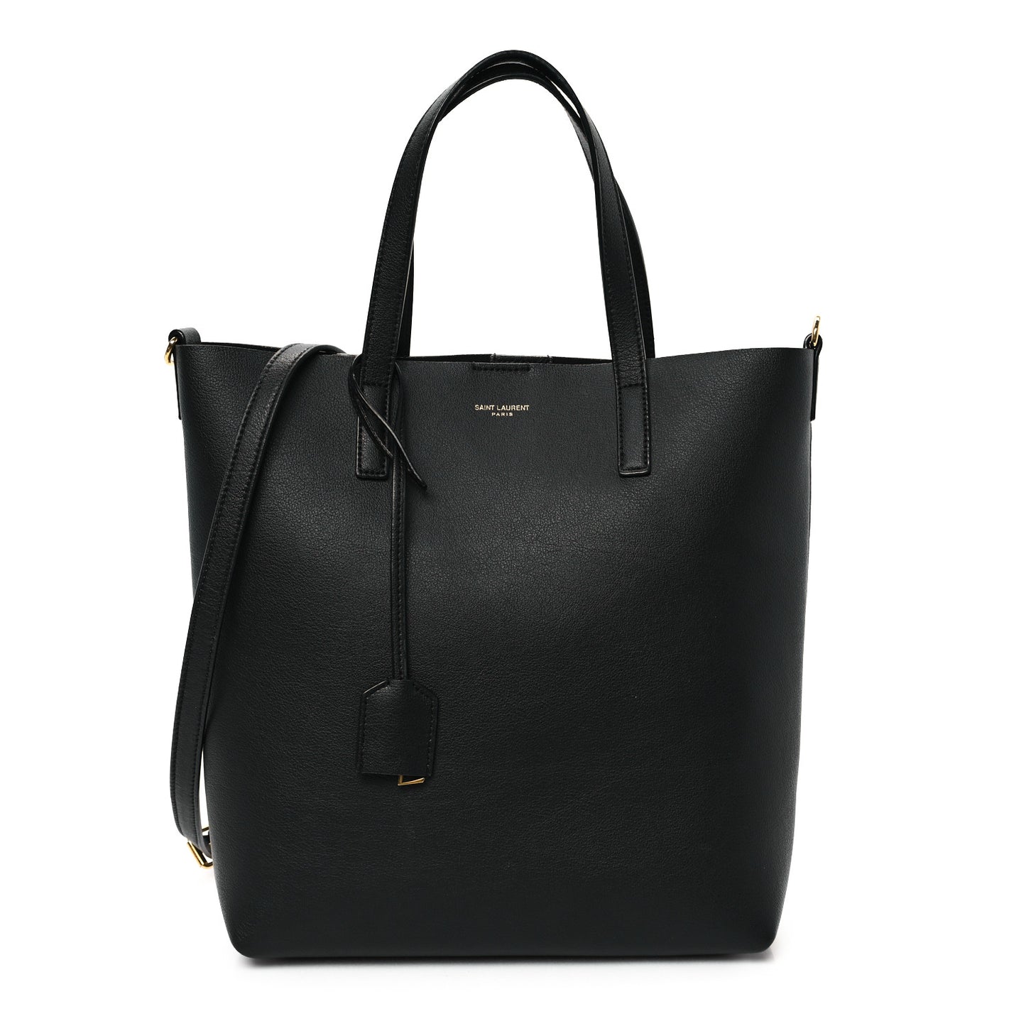 Calfskin Toy Shopping Tote Black