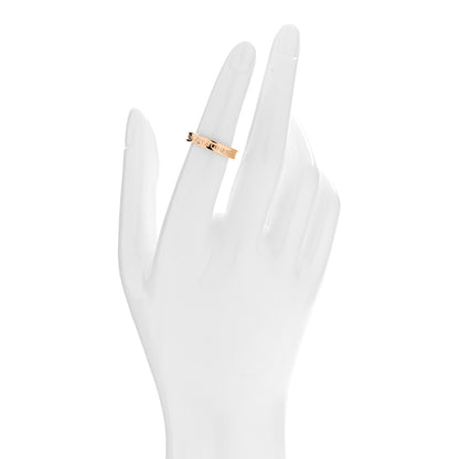 Tiffany 18K Rose Gold Diamond Narrow 1837 Ring 50 5.5 2 of 5