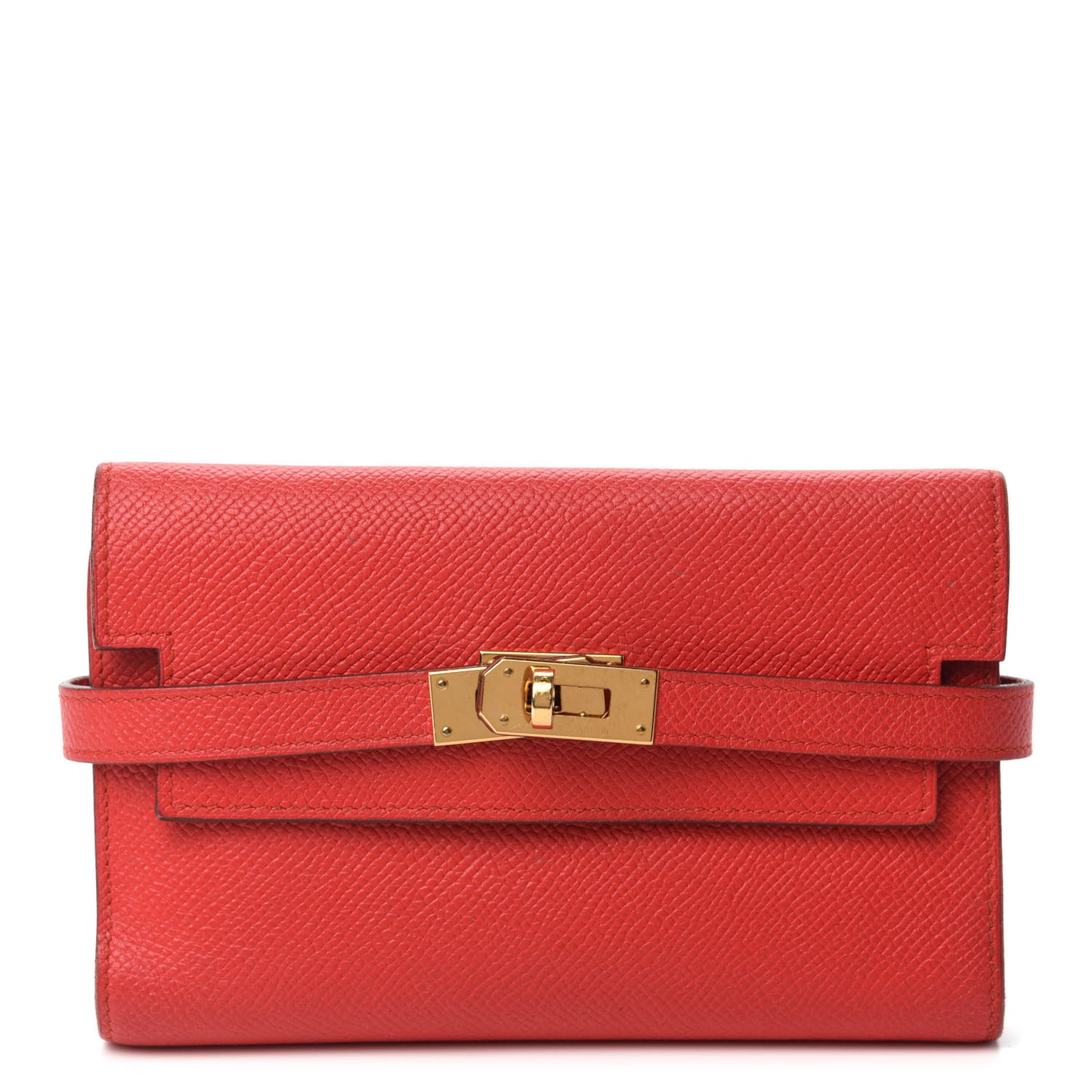 Epsom Medium Kelly Wallet Rouge Tomate
