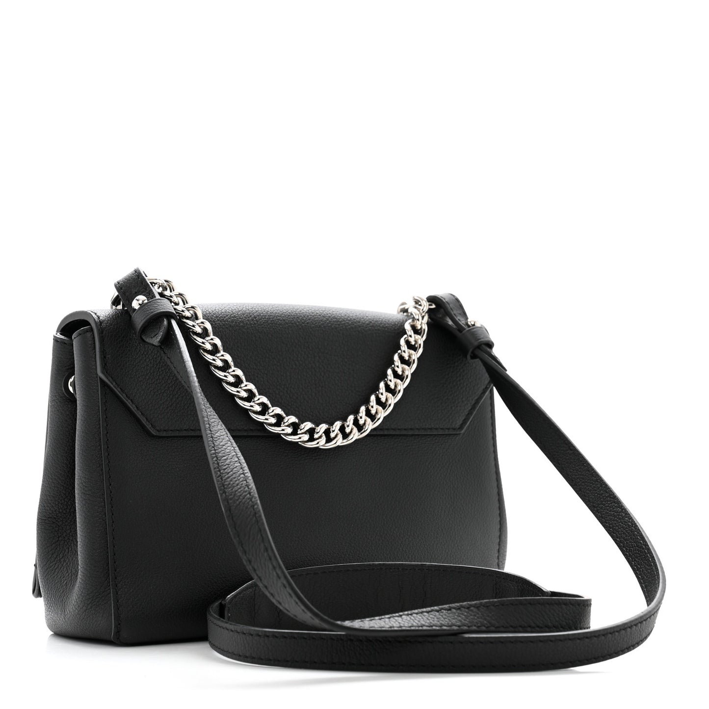 Calfskin Lockme II Chain Bag BB Black