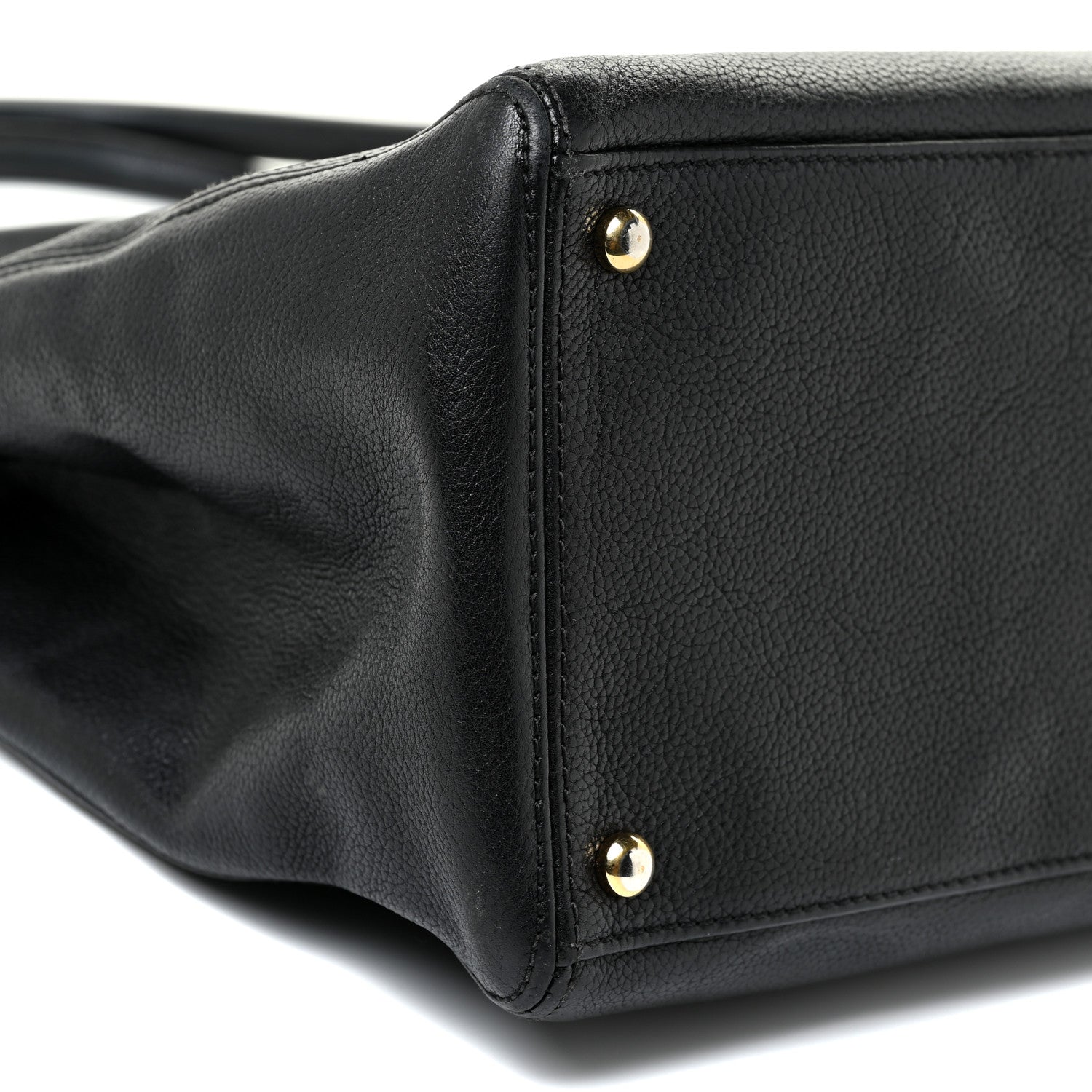 Chanel Calfskin Cerf Executive Shopper Tote Black 9 of 27