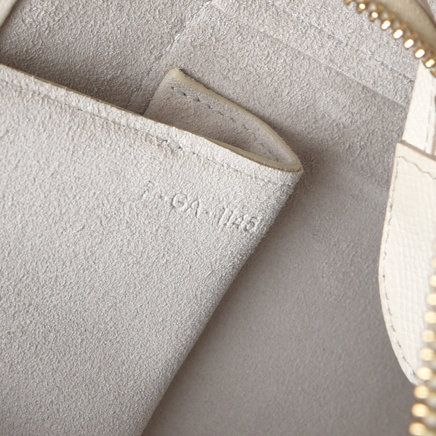 Grained Calfskin Mini Belt Bag White