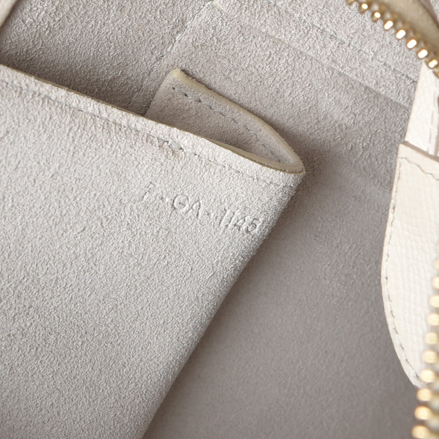 Celine Grained Calfskin Mini Belt Bag White 9 of 9