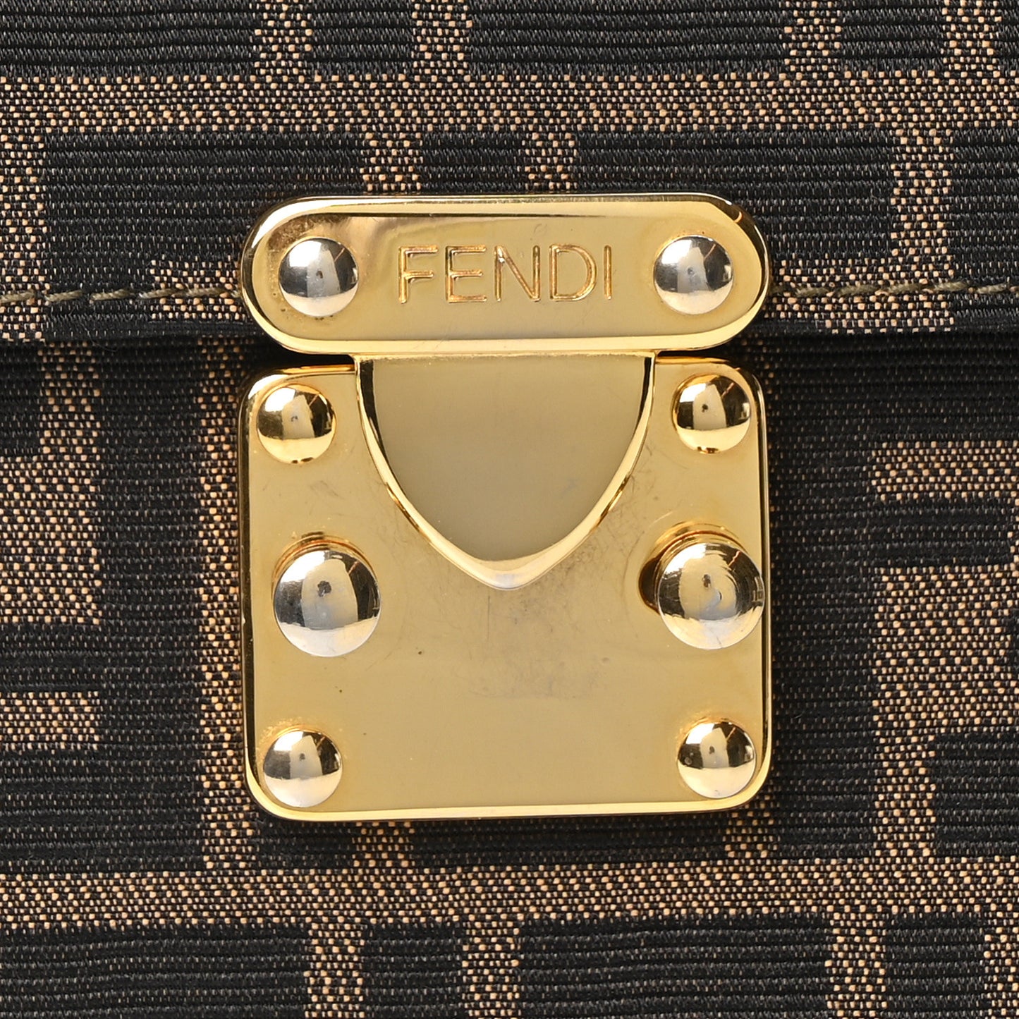 Zucca Vitello Top Handle Shoulder Bag Tobacco Moro