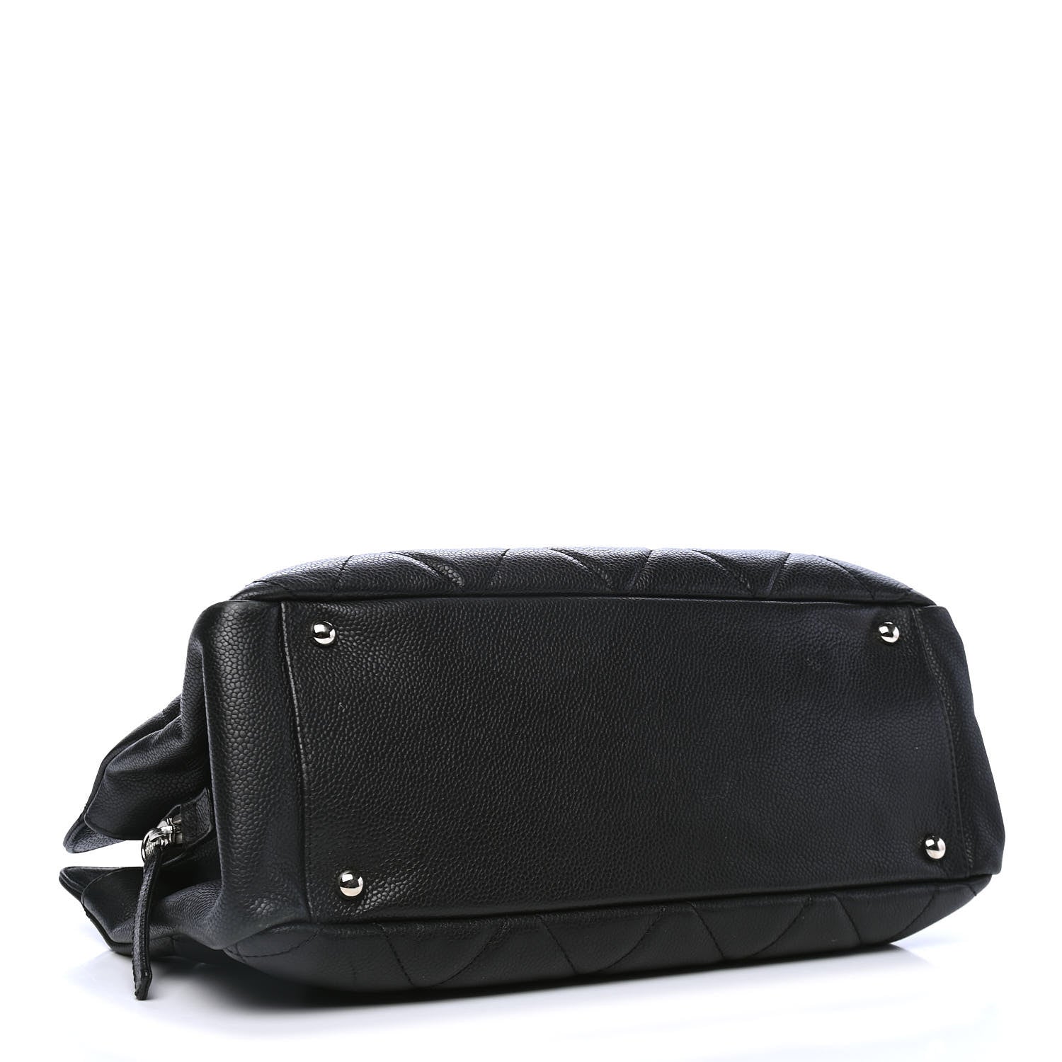 Chanel Soft Caviar Quilted CC Timeless Tote Black 5 of 11