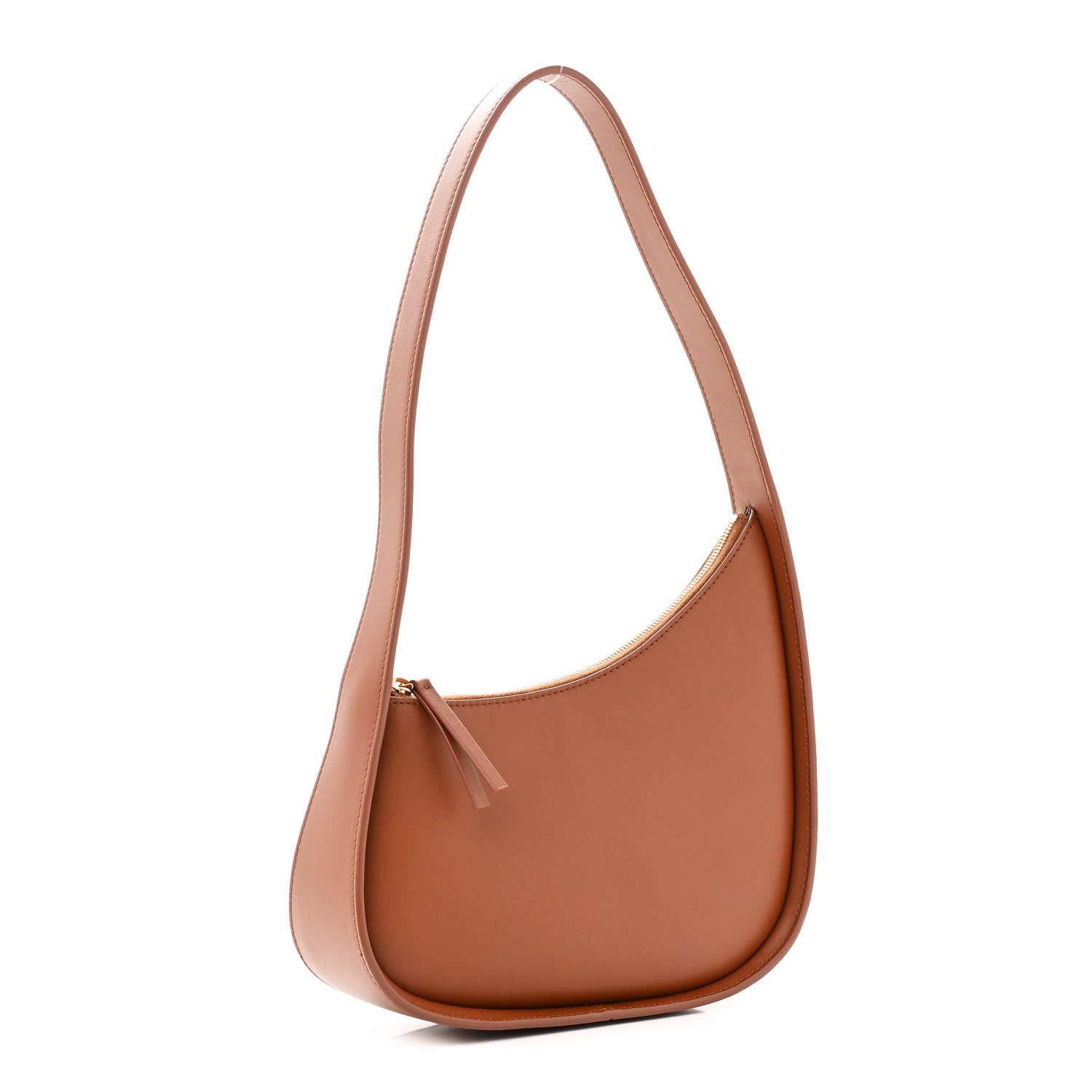 The Row Smooth Calfskin Half Moon Shoulder Bag Twany 3 of 10