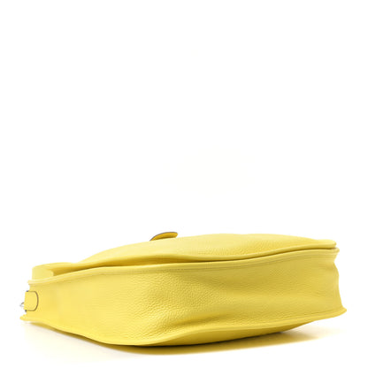 Hermes Taurillon Clemence Evelyne III PM Lime 3 of 4