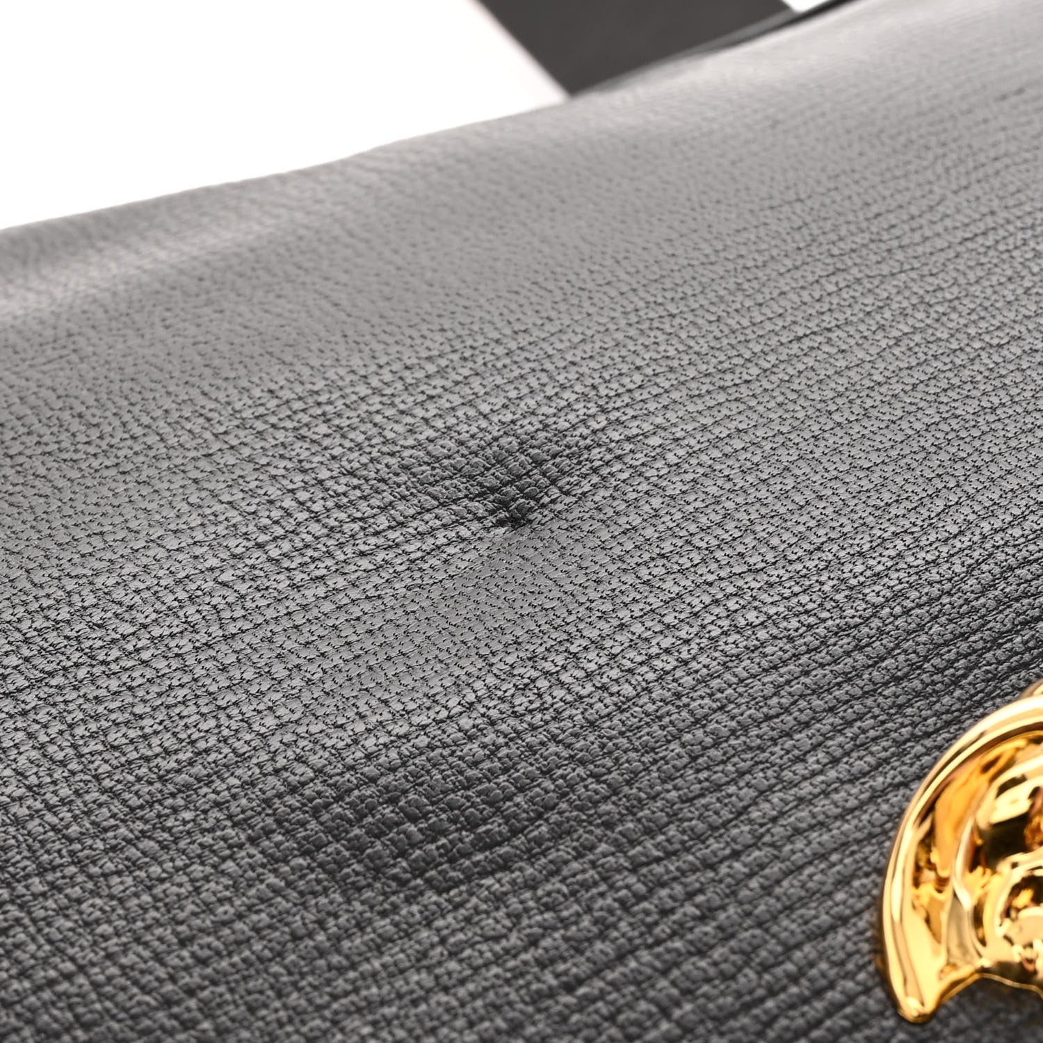 Versace Grained Calfskin Medusa Head Shoulder Bag Black 11 of 11