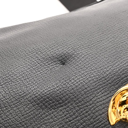 Versace Grained Calfskin Medusa Head Shoulder Bag Black 11 of 11