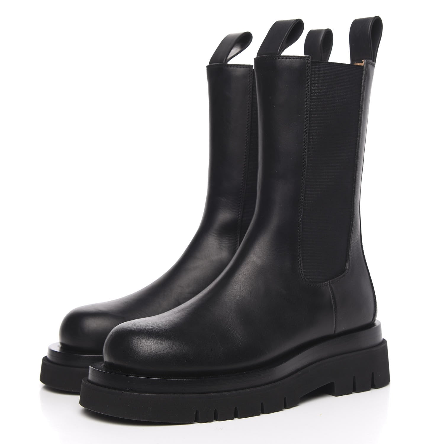 Bottega Veneta Calfskin The Lug Chelsea 55mm Boots 37 Black 3 of 8