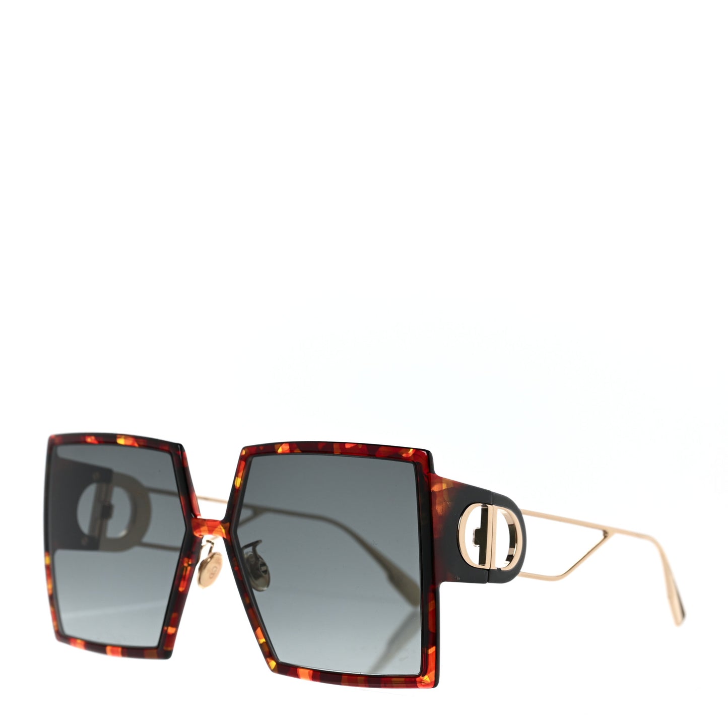 Acetate Square 30 Montaigne Sunglasses Tortoise