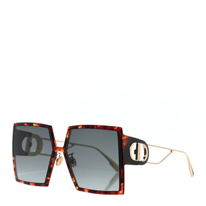 Christian Dior Acetate Square 30 Montaigne Sunglasses Tortoise 1 of 6
