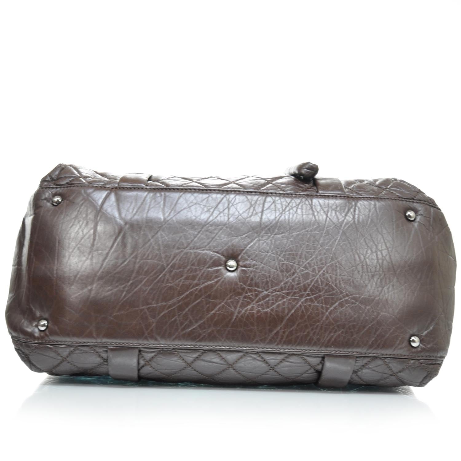 Chanel Ligne Lady Braid XL Tote Brown 5 of 9