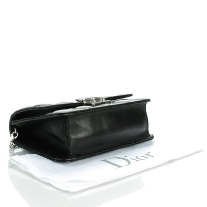 Christian Dior Lambskin Cannage Large Miss Dior Promenade Pouch Black 4 of 8
