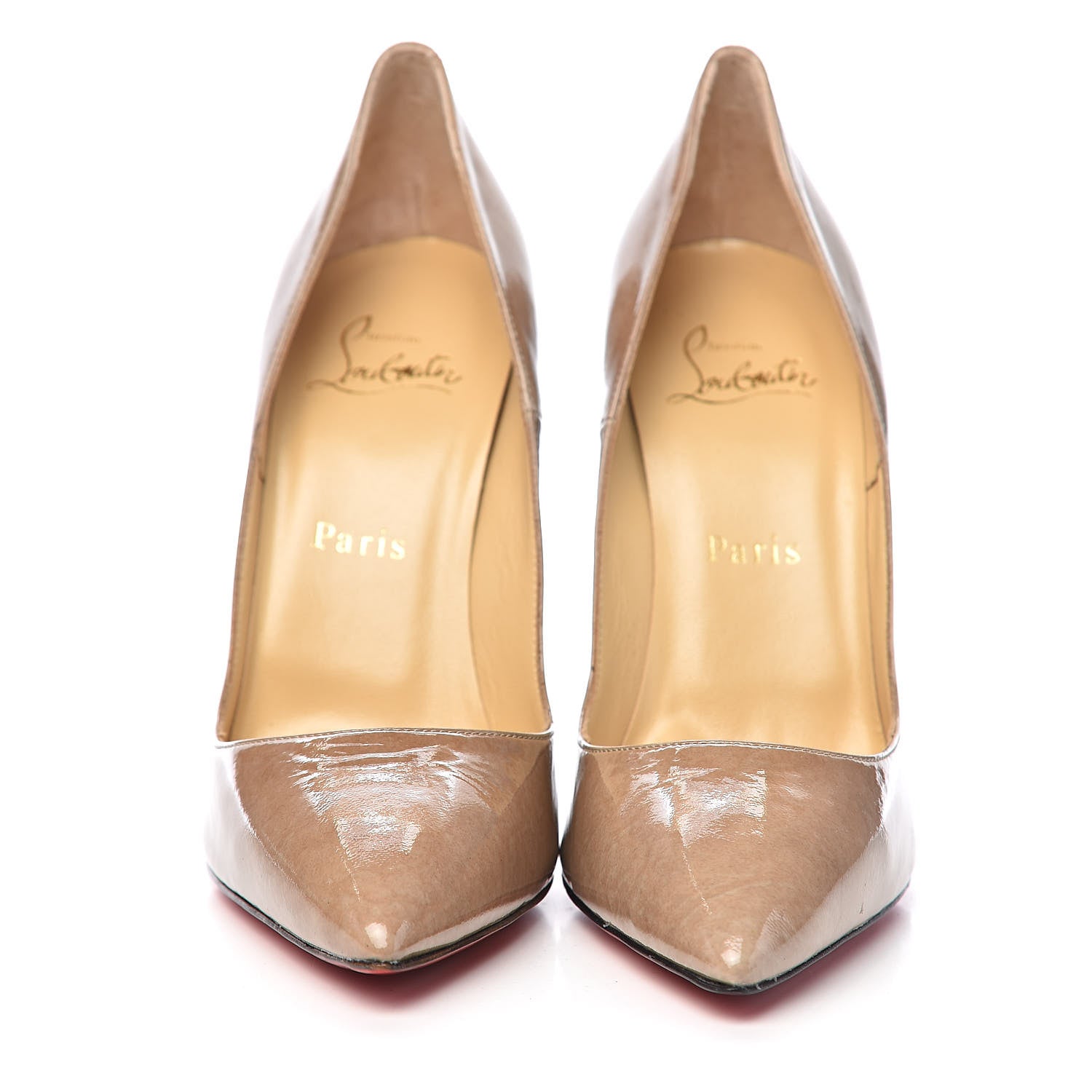 Christian Louboutin Patent So Kate 120 Pumps 38 Gry 4 of 9