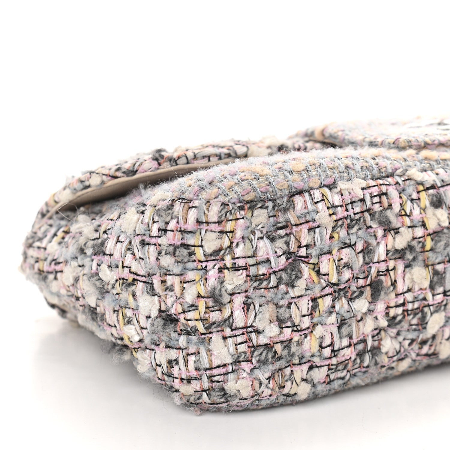 Chanel Tweed Medium Fantasy Flap Grey 8 of 11