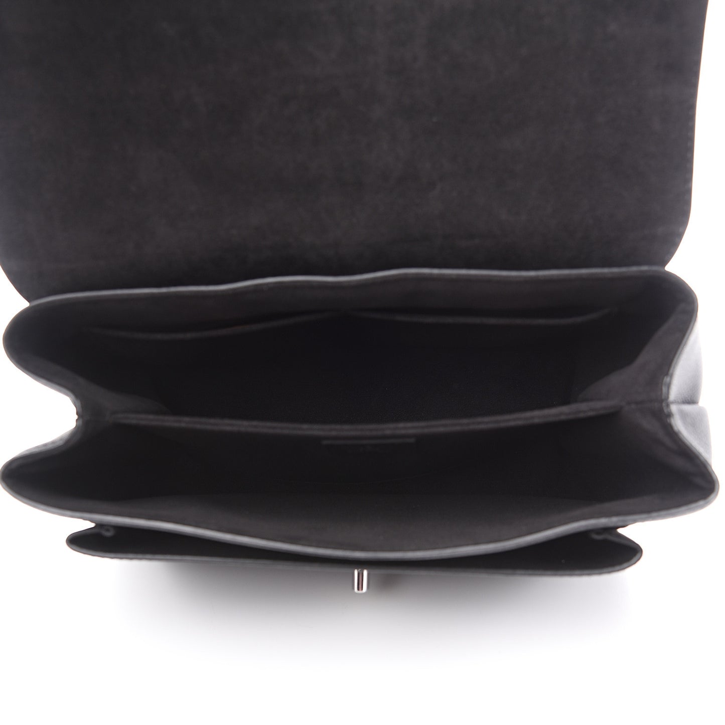 Soft Calfskin My Lockme Top Handle Black