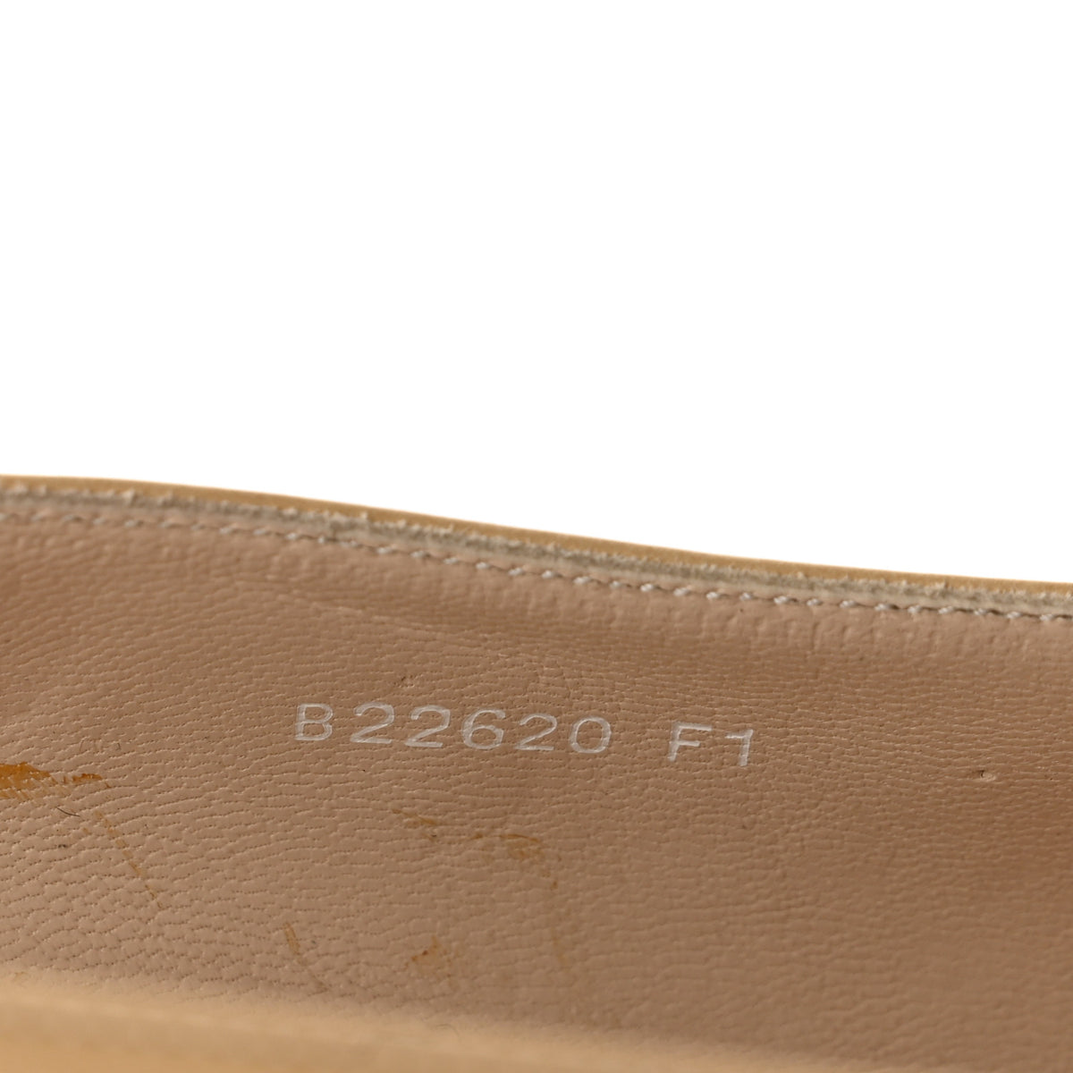 Lambskin Cap Toe CC Pumps 37.5 Beige Black