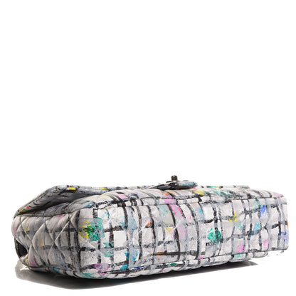 Chanel Calfskin Hand Painted Graffiti Flap Multicolor 4 of 9