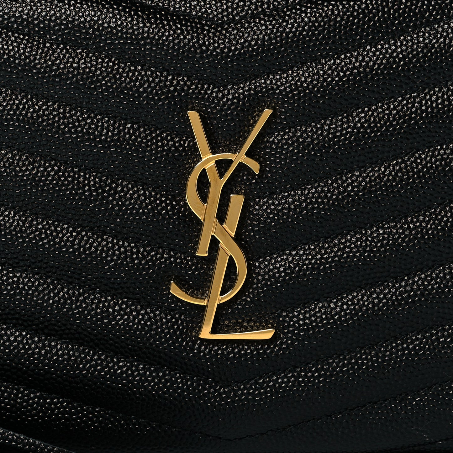 Grain De Poudre Matelasse Monogram Mini Lou Camera Bag Black