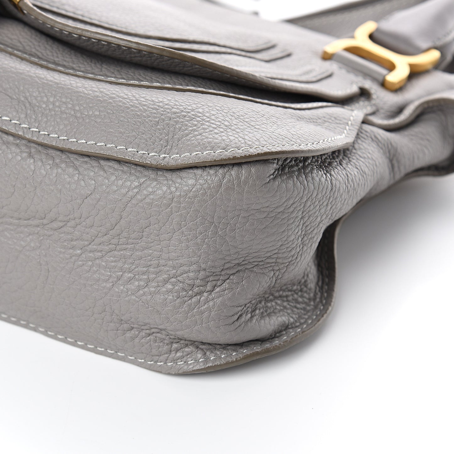 Calfskin Medium Marcie Satchel Cashmere Grey