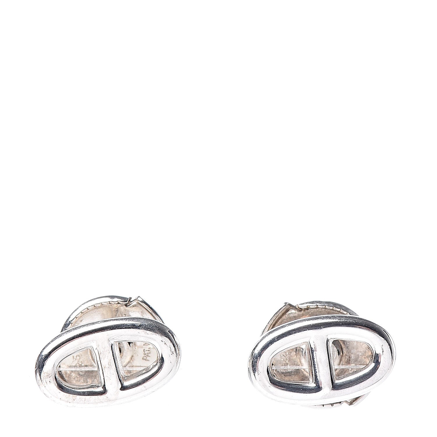 Hermes Sterling Silver TPM Farandole Earrings 1 of 6