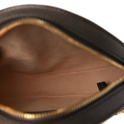 Gucci GG Supreme Monogram Web Mini Ophidia Round Shoulder Bag Brown 5 of 9
