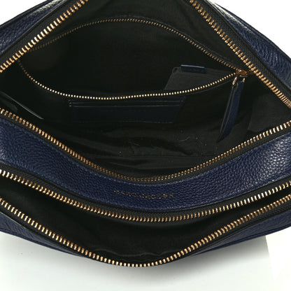 Marc Jacobs Supple Natural Grain Calfskin The Softshot 27 Bag Navy 7 of 12