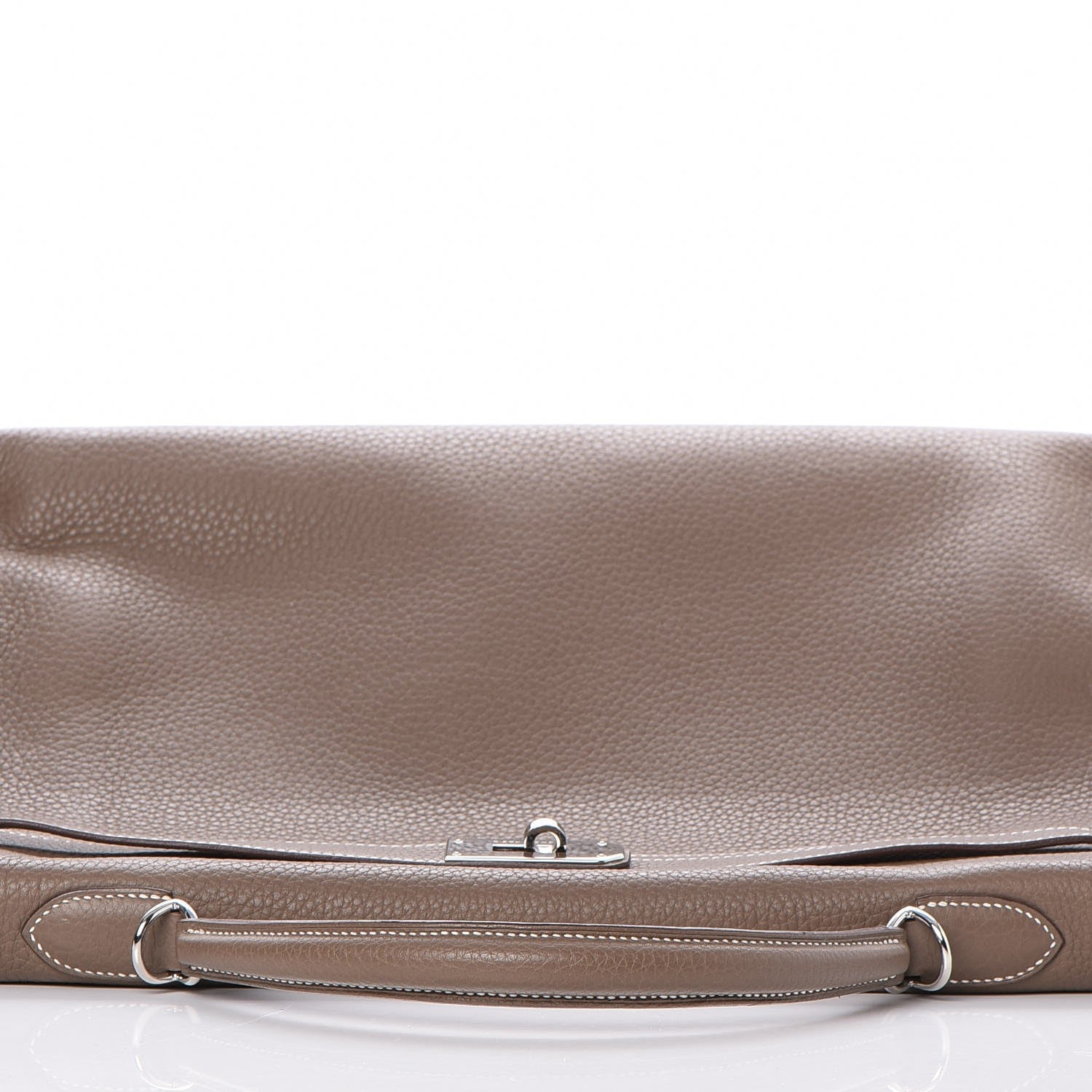 Hermes Taurillon Clemence Retourne Kelly 40 Etoupe 29 of 36