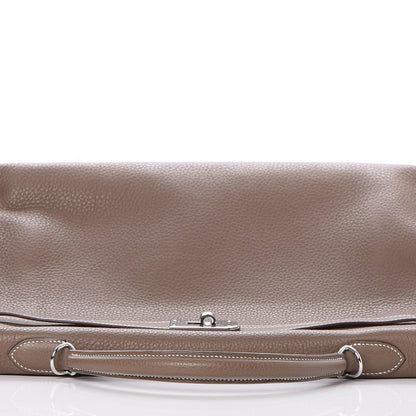 Hermes Taurillon Clemence Retourne Kelly 40 Etoupe 29 of 36